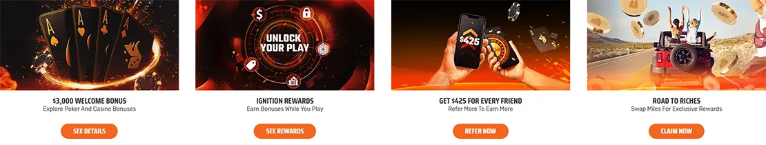 Ignition special bonuses